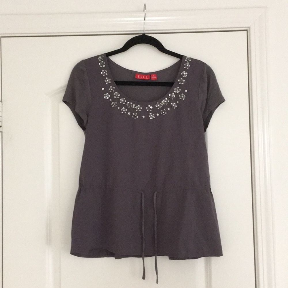 ELLE, Blouse with sequin